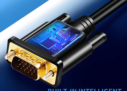 Herfair 1M HDMI to VGA Cable 1080P 60Hz Active Converter HFR112