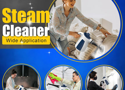 ASSCA WHL-609 Handheld Steam Cleaner 1050W with 9-Piece Accessory Set