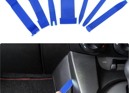 QWORK 17 Piece Car Emergency Tool Kit – Long Reach Grabber & Air Wedge Set