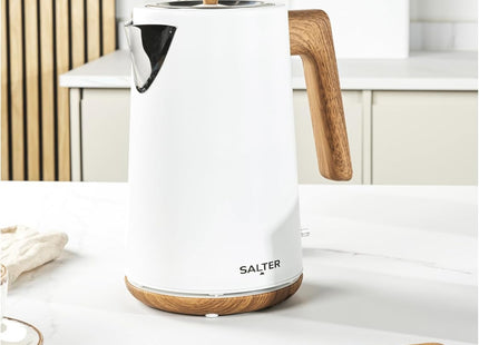 Salter Toronto 1.7L Kettle – 3000W Rapid Boil with Wood Effect Design