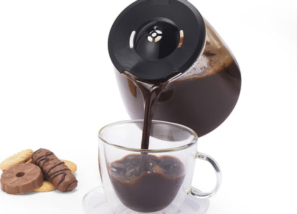 PROGRESS Filter Coffee Machine – 1.5L Coffee Maker, 1080W, Black