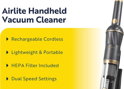 Beldray Airlite Handheld Vacuum – Cordless HEPA 11.1V Graphite