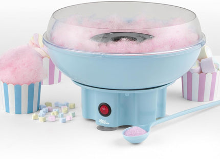 Giles & Posner EK2641 Candy Floss Maker – Retro Cotton Candy Machine, Blue