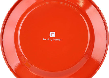 Talking Tables Handmade Enamel Dinner Plate 25cm – Lightweight Outdoor Tableware