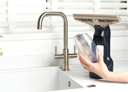 Beldray Cordless Window Cleaning Vacuum – Rechargeable Glass Cleaner Navy