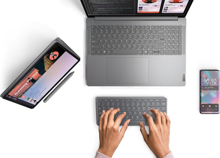 Lenovo Multi-Device Wireless Keyboard – Bluetooth & USB-C Connectivity