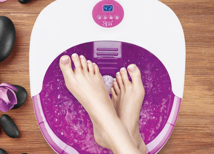 Sensio Luxury Heated Foot Spa Massager with Digital Temperature Control & Pedicure Set