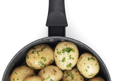 Russell Hobbs Metallic Marble 5 Piece Non-Stick Cookware Set Aluminium Induction Black