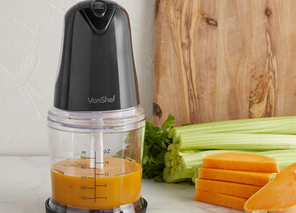 VonShef Mini Chopper 500ml – 400W Food Processor & Vegetable Cutter - Used