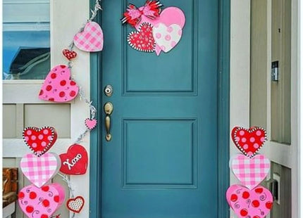 HilyBony Heart Welcome Doormat, Non-Slip –  Indoor & Outdoor Entrance Mat 75 x 43cm