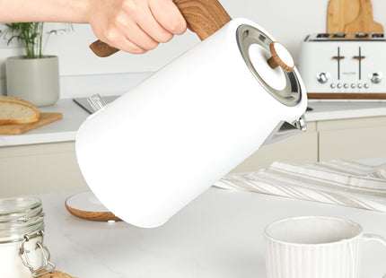Salter Toronto 1.7L Kettle – 3000W Rapid Boil with Wood Effect Design