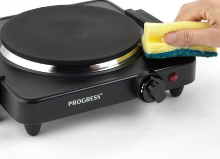 Progress Single Electric Hot Plate – Portable Tabletop Cooker, 1500W - Used