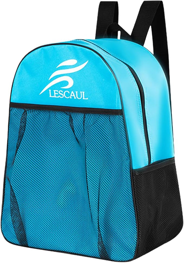 PORUPAEL Roller Skate Backpack – Ice Skate & Ski Boot Storage Bag with Adjustable Straps