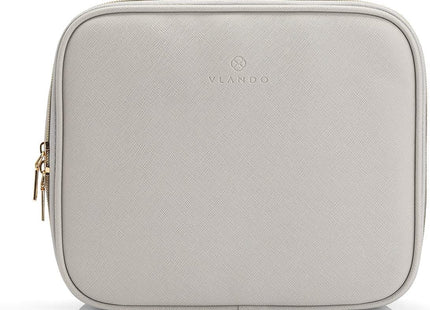 VLANDO Large Travel Cosmetic & Toiletry Organiser Bag – Grey