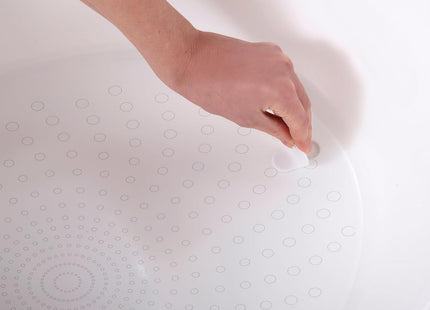 Shnuggle Toddler Bath Tub White & Light Grey, Spacious Non-Slip Bath with Foam Backrest