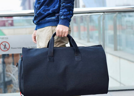 YMTECH Convertible Carry-On Garment Duffel Travel Bag  – Black