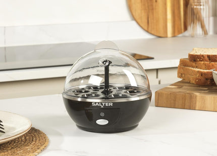 Salter Electric Egg Cooker – 6 Egg Boiler with Poaching Trays, 430W