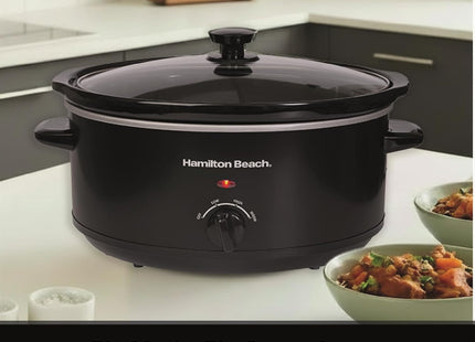 Hamilton Beach Family Favourite 6.5L Slow Cooker, HBSC070B - Black