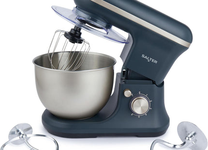 Salter Marino Stand Mixer 5L – 1200W 6 Speed Kitchen Mixer with Attachments - Used
