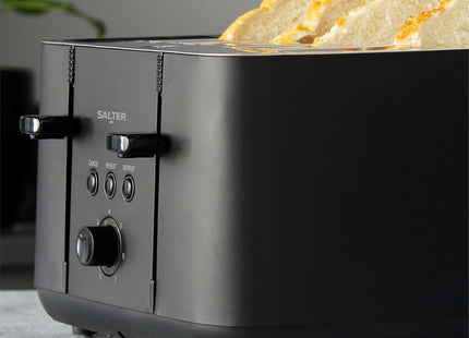 Salter Kuro 4 Slice Toaster – 1850W with 7 Browning Levels & Wide Slots
