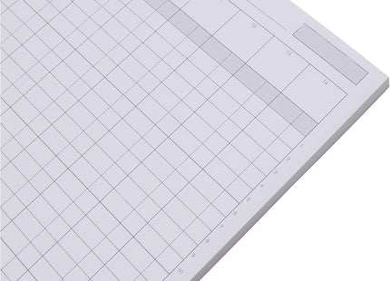 Rexel Twinlock Variform V8 Cash Refill Sheets – 14 Column, White (Pack of 75)