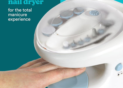 HoMedics Luxury Manicure & Pedicure Spa Set with Bubble Massage