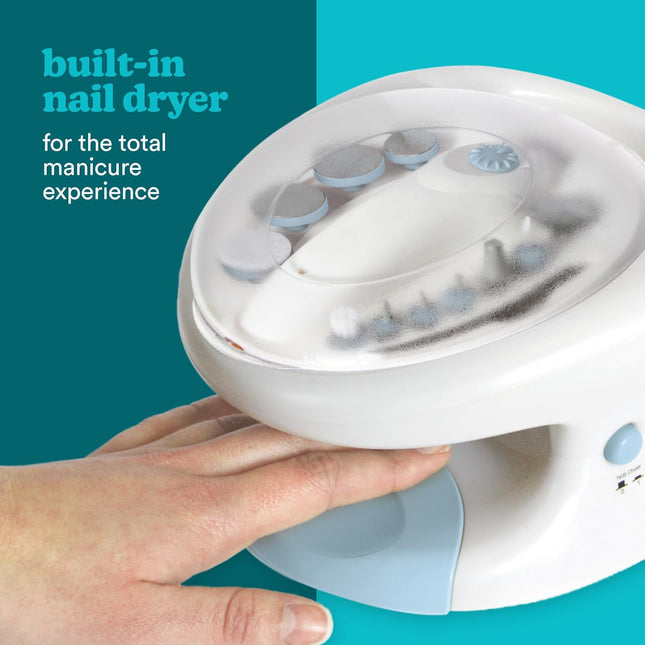 HoMedics Luxury Manicure & Pedicure Spa Set with Bubble Massage