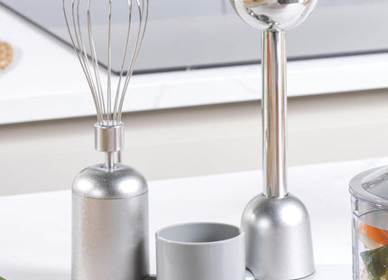 Salter Aspen 3-In-1 Hand Blender Set – Whisk, Blend & Chop, Silver