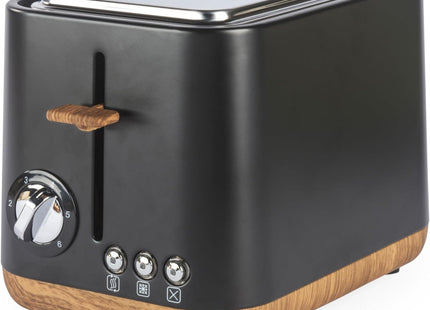Salter Toronto 2-Slice Toaster – Wide Slot, 6 Browning Levels, Black