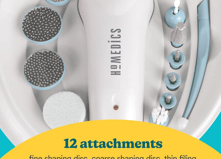 HoMedics Luxury Manicure & Pedicure Spa Set with Bubble Massage