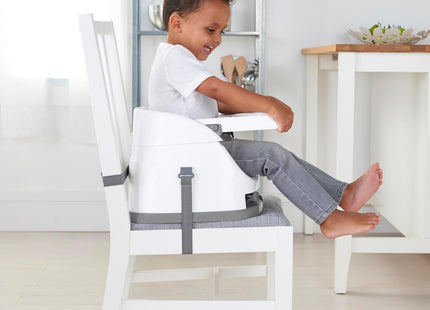 Ingenuity Baby Base 2-in-1 Booster Seat Mist – Feeding & Dining Seat with Tray