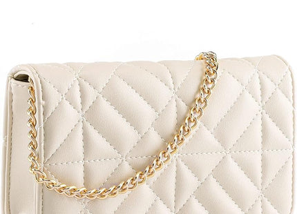 Small Quilted Crossbody Bag for Women – PU Leather Bag
