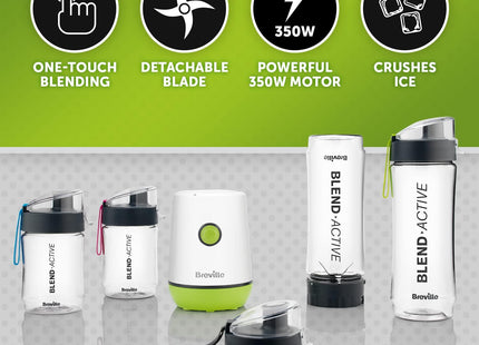 Breville Blend Active Personal Blender 350W – Family Pack Smoothie Maker