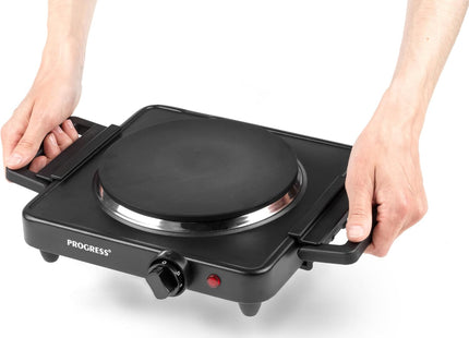 Progress Single Electric Hot Plate – Portable Tabletop Cooker, 1500W - Used