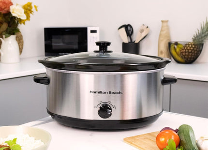 Hamilton Beach Family Favourite 6.5L Slow Cooker, 240W, HBSC070S – Silver