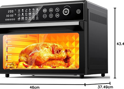 Cookwise 30L Air Fryer Oven – 18-in-1 Digital Air Fryer with Dual Cook Function
