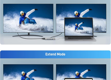 Acer 9-in-1 USB C Hub with 4K HDMI, Ethernet & 100W PD Charging