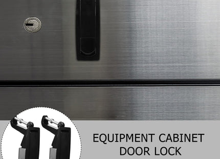 2PCS Zinc Alloy Compression Latch Lock Set – Adjustable Lever Cabinet Latches