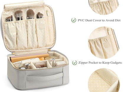 VLANDO Large Travel Cosmetic & Toiletry Organiser Bag – Grey