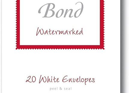 Basildon Bond Luxury Peel & Seal Envelopes – White P4TO (Pack of 20)