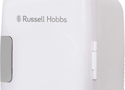 Russell Hobbs 4L Mini Cooler & Warmer 6 Can Portable Fridge White – RH4CLR1001