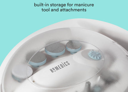 HoMedics Luxury Manicure & Pedicure Spa Set with Bubble Massage