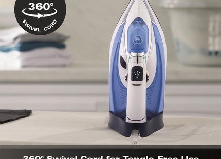 Hamilton Beach SteamMax Pro 3000W Steam Iron, HB608WB – White & Blue