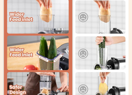 Parmedu Electric Cheese Grater & Meat Grinder – 12 Attachments