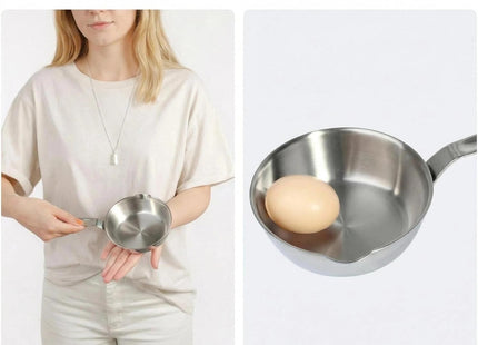 IMEEA Mini Egg Pan 12cm – Stainless Steel Butter and Mini Egg Pan 250ml