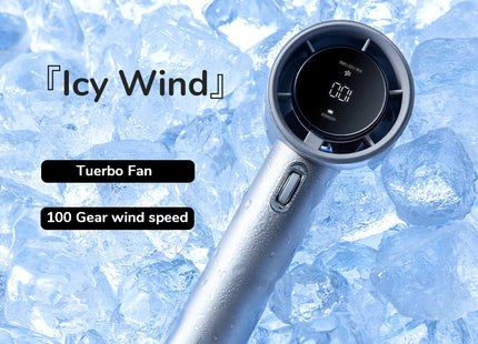 JISULIFE FA53 Handheld Fan 100-Speed 3600mAh Rechargeable – Blue