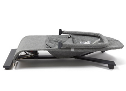 Babylo Gravity Baby Bouncer – 3-Position Recline, Foldable & Toy Bar, Grey