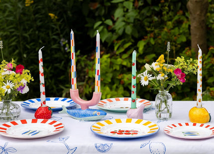 Talking Tables Handmade Enamel Dinner Plate 25cm – Lightweight Outdoor Tableware