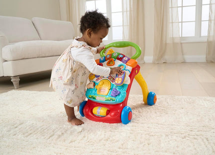 VTech First Steps Baby Walker – 2-in-1 Push Along Activity Walker