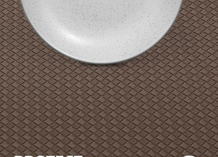 Color G Heavy Duty Anti-Fatigue Kitchen Mat – 44 x 150 cm, Waterproof & Non-Slip (Brown)
